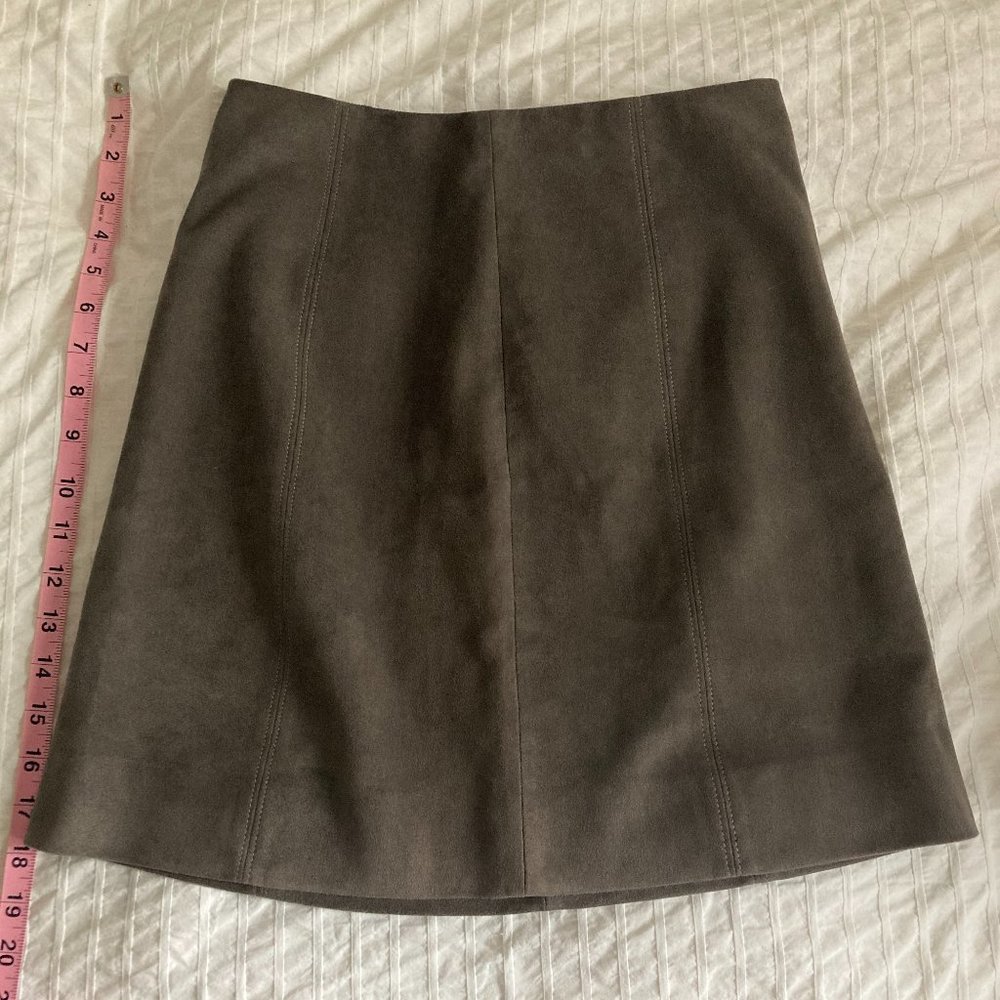 Babaton Suede Miniskirt